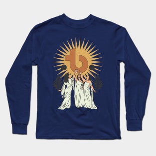 TB Icon of the Sun in Vintage Long Sleeve T-Shirt